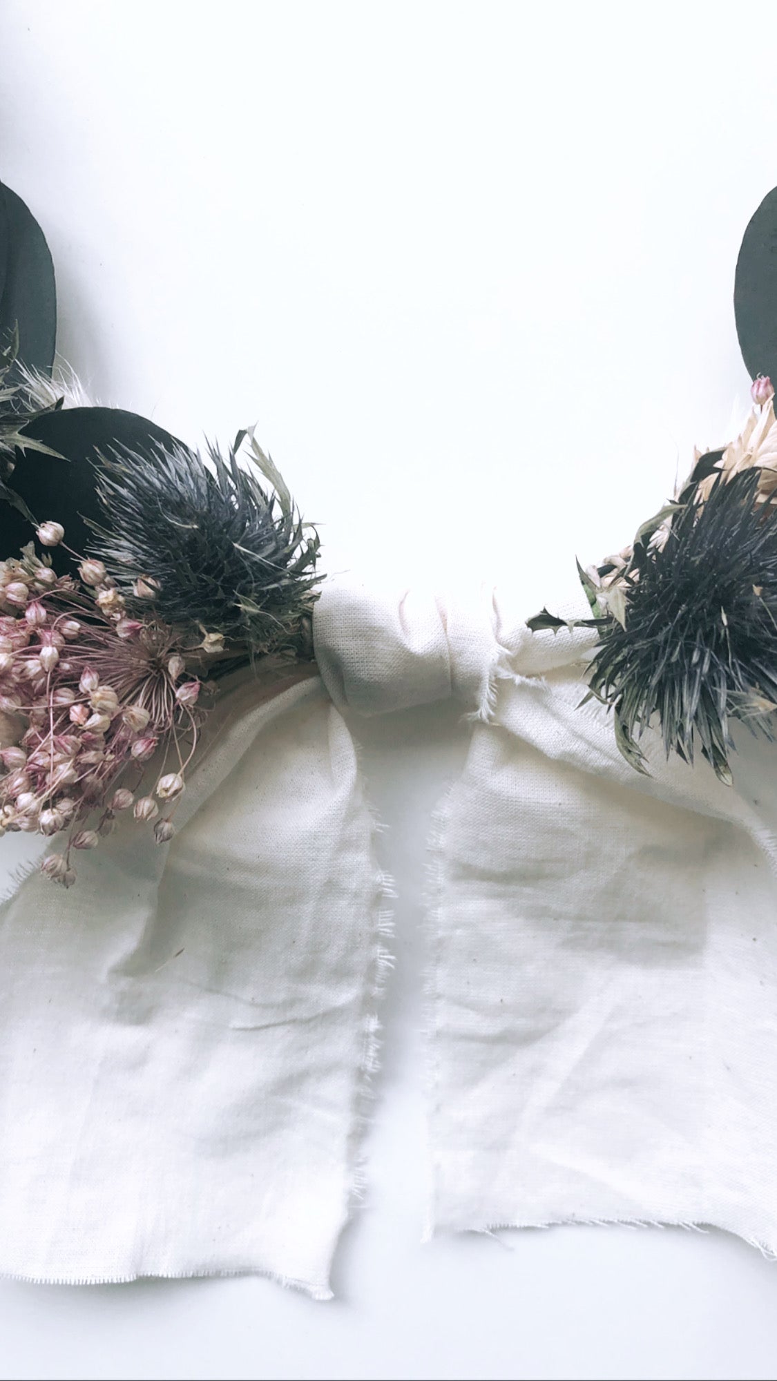 Couronne de fleurs séchées-Louana