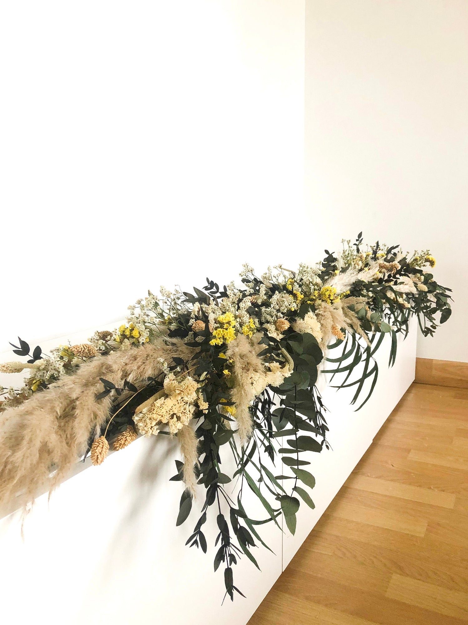 Déco - Guirlande Florale Jaune