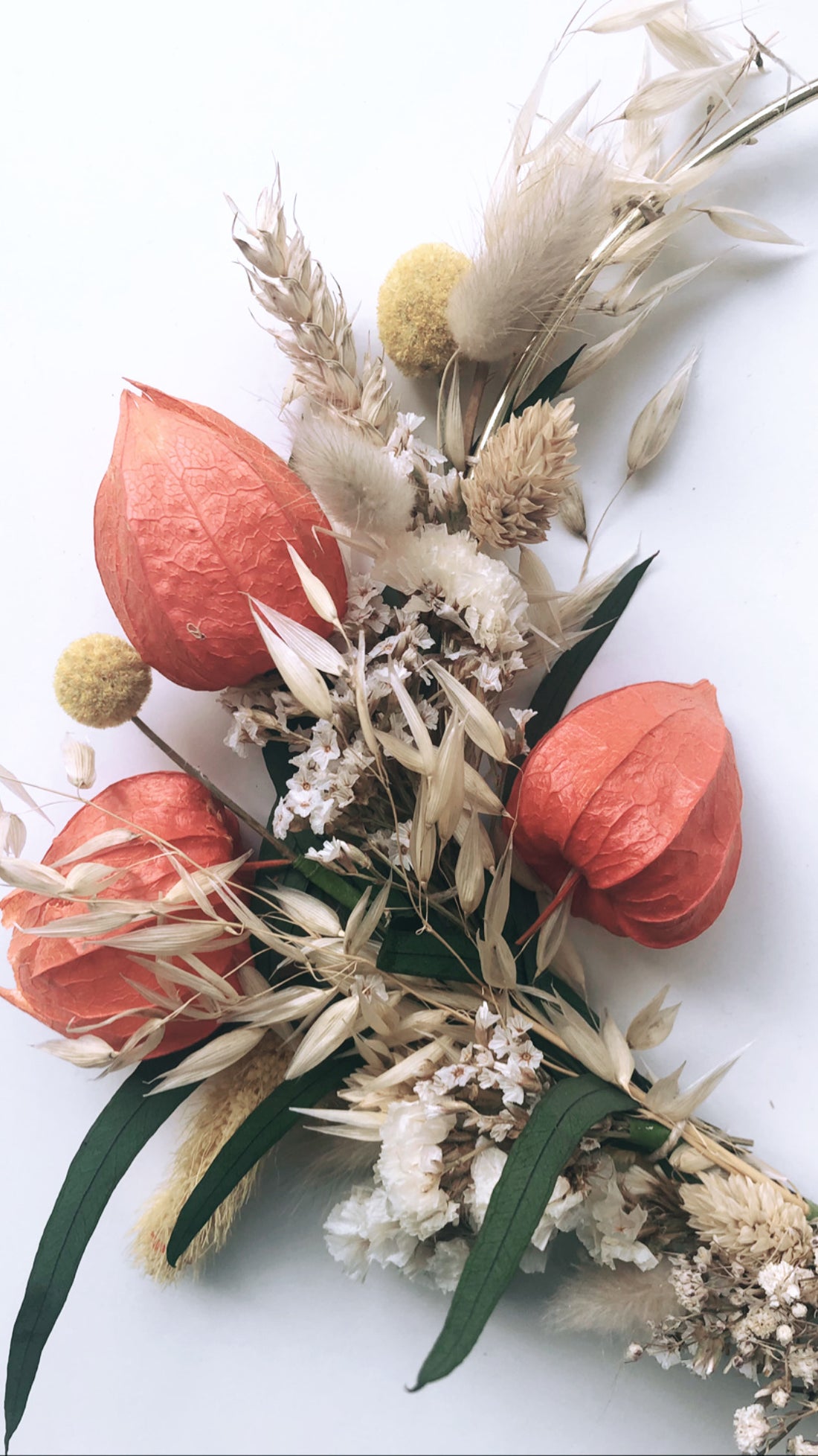 Couronne de fleurs séchées-Loïs