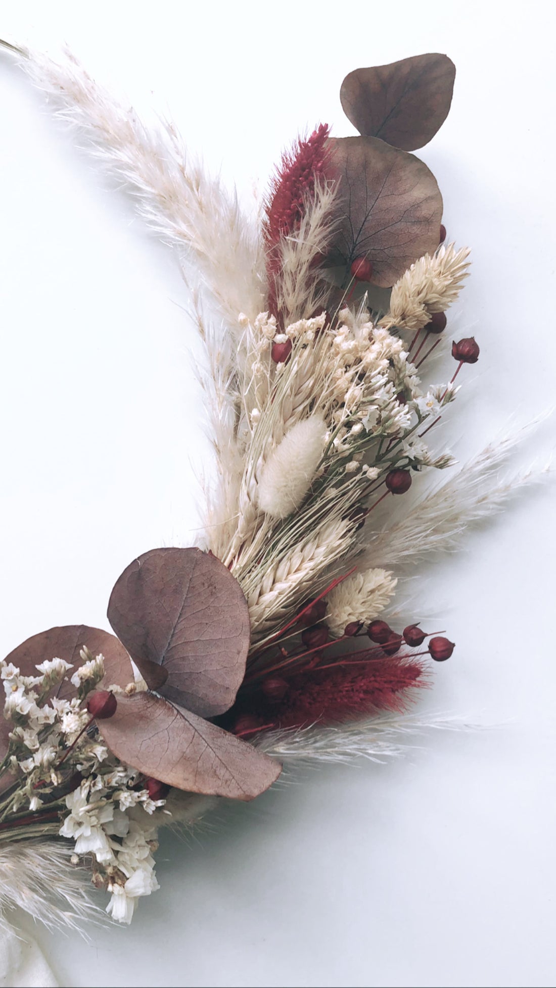 Couronne de fleurs séchées- Noa