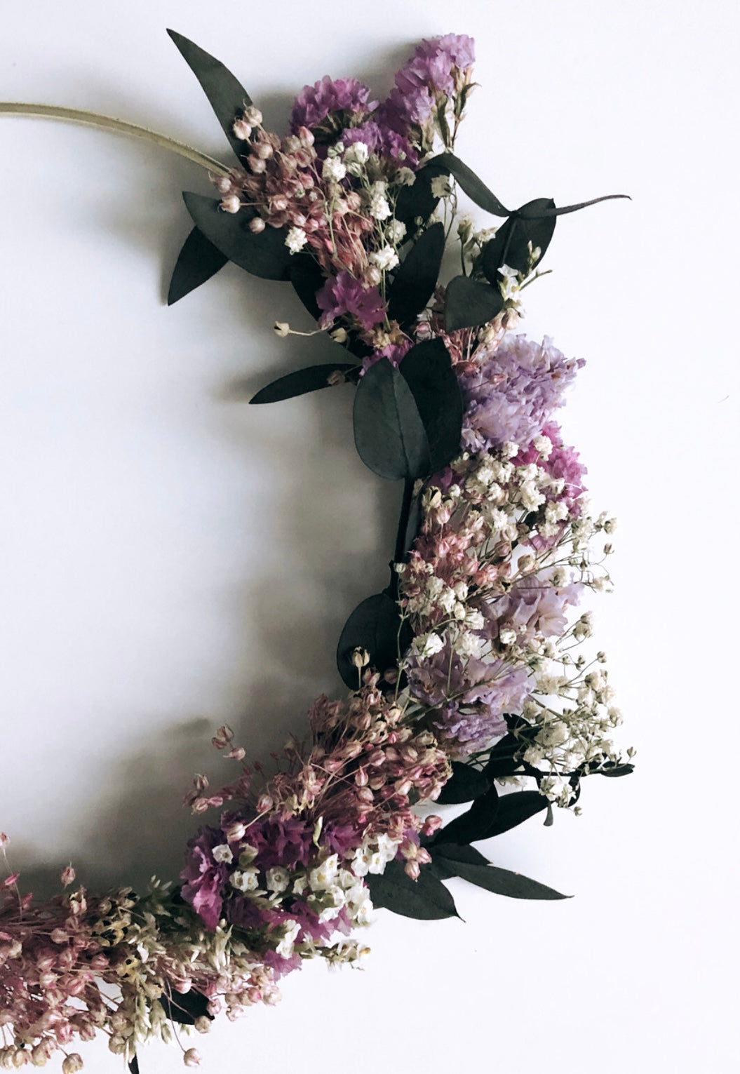 Couronne de fleurs séchées-Lova