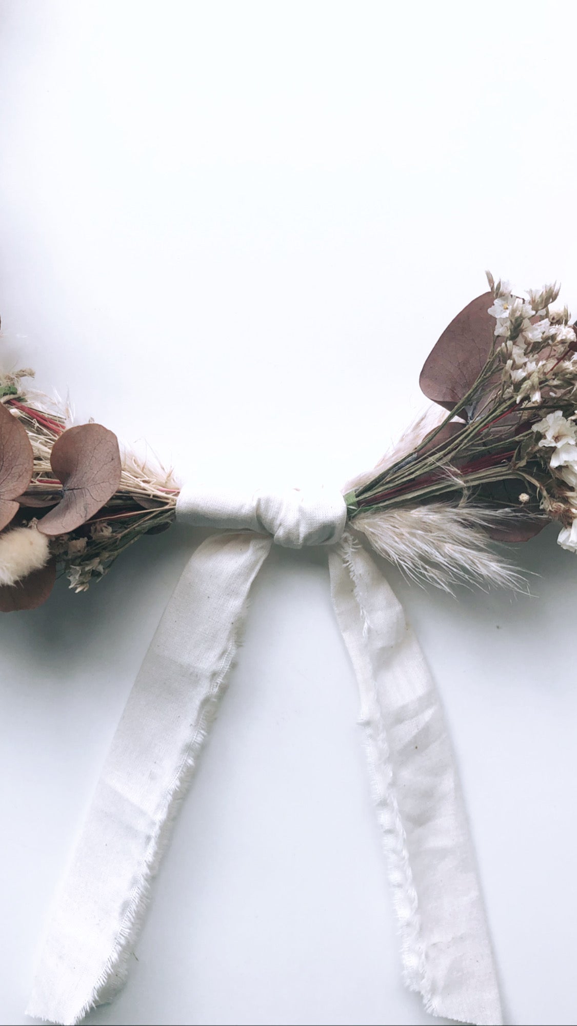 Couronne de fleurs séchées- Noa
