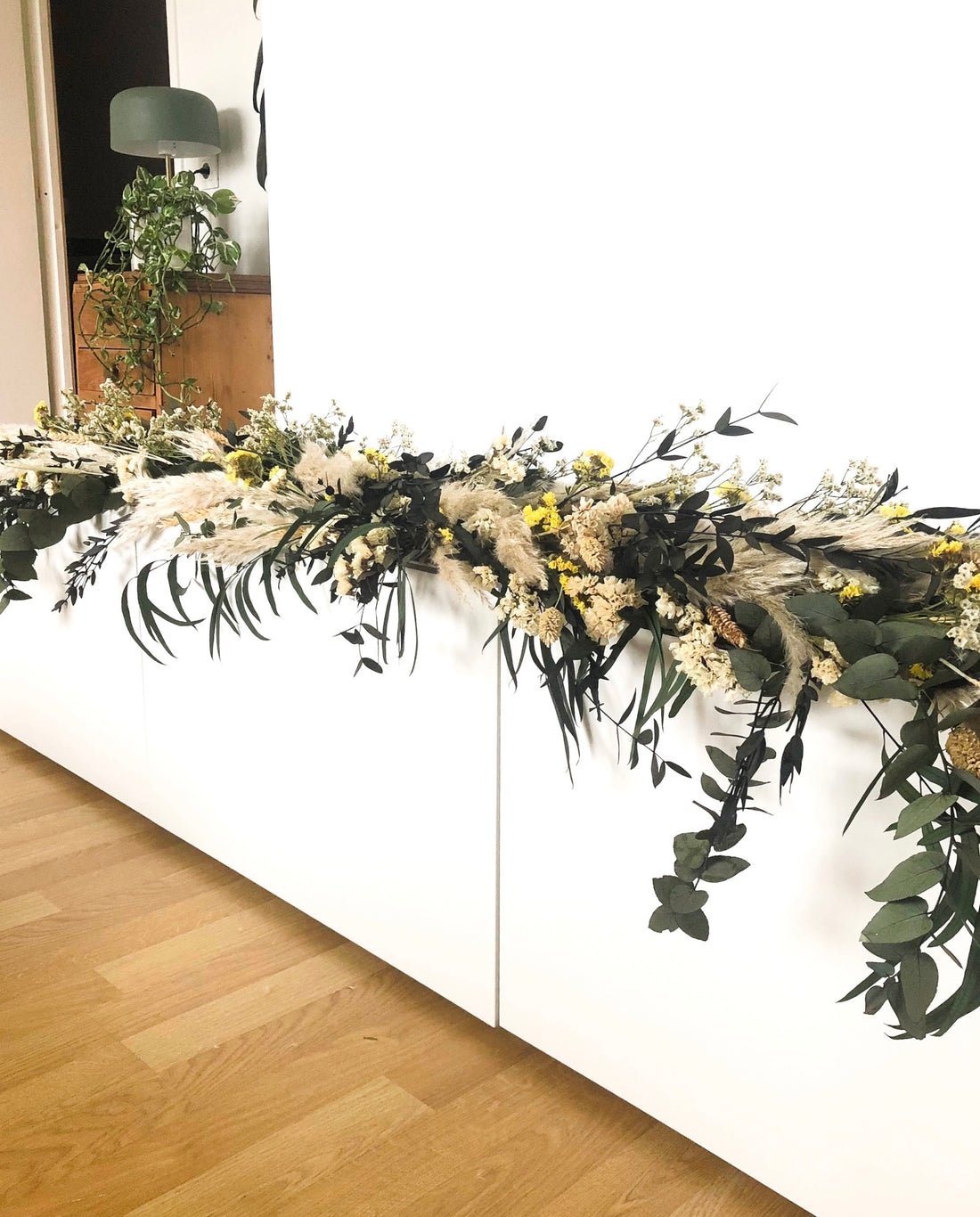 Déco - Guirlande Florale Jaune
