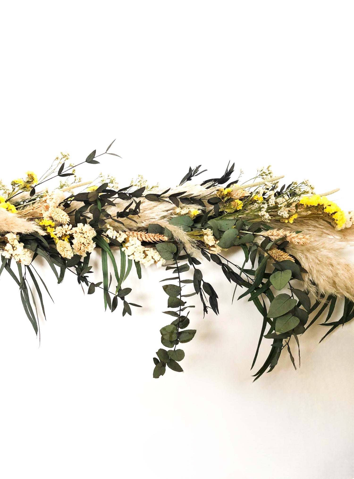 Déco - Guirlande Florale Jaune